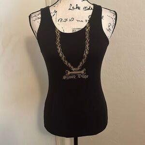 Snoop Dogg Black Chain Tank Top